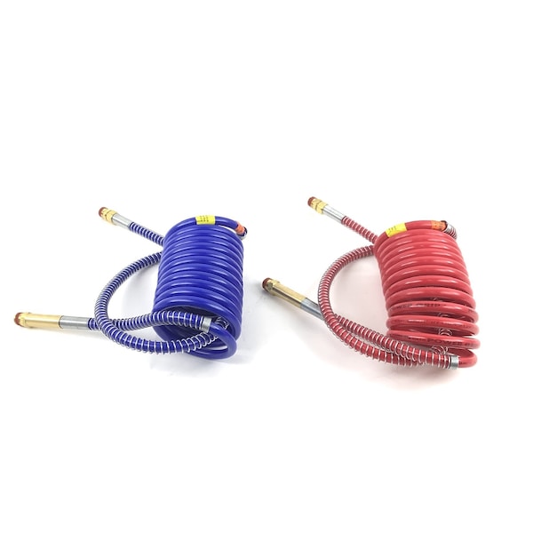 Phillips Line Assy, Air, Coiled, Brake, Polar Air, Pair Red And Blue W/ 40 In. Lead, 15 Ft Working Length 11-5400 - main